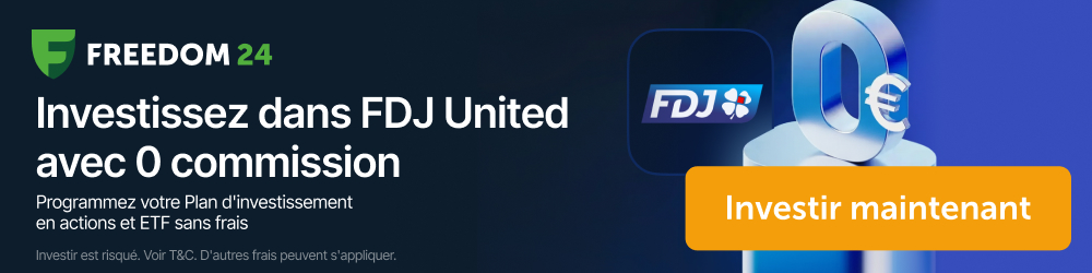 Freedom24 — investir sur FDJ UNITED
