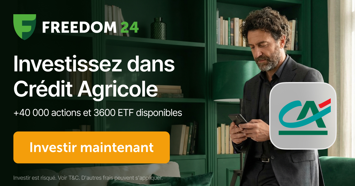 Freedom24 — investir sur CREDIT AGRICOLE