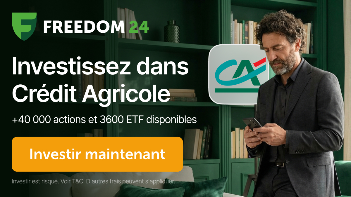 Freedom24 — investir sur CREDIT AGRICOLE