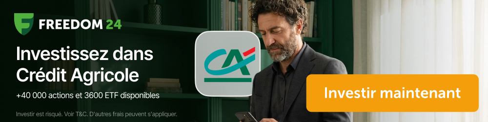 Freedom24 — investir sur CREDIT AGRICOLE