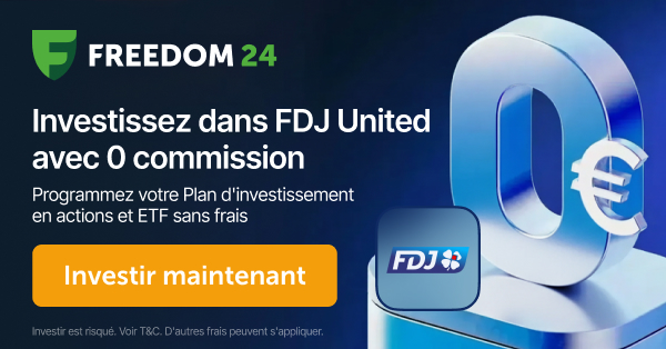 Freedom24 — investir sur FDJ UNITED